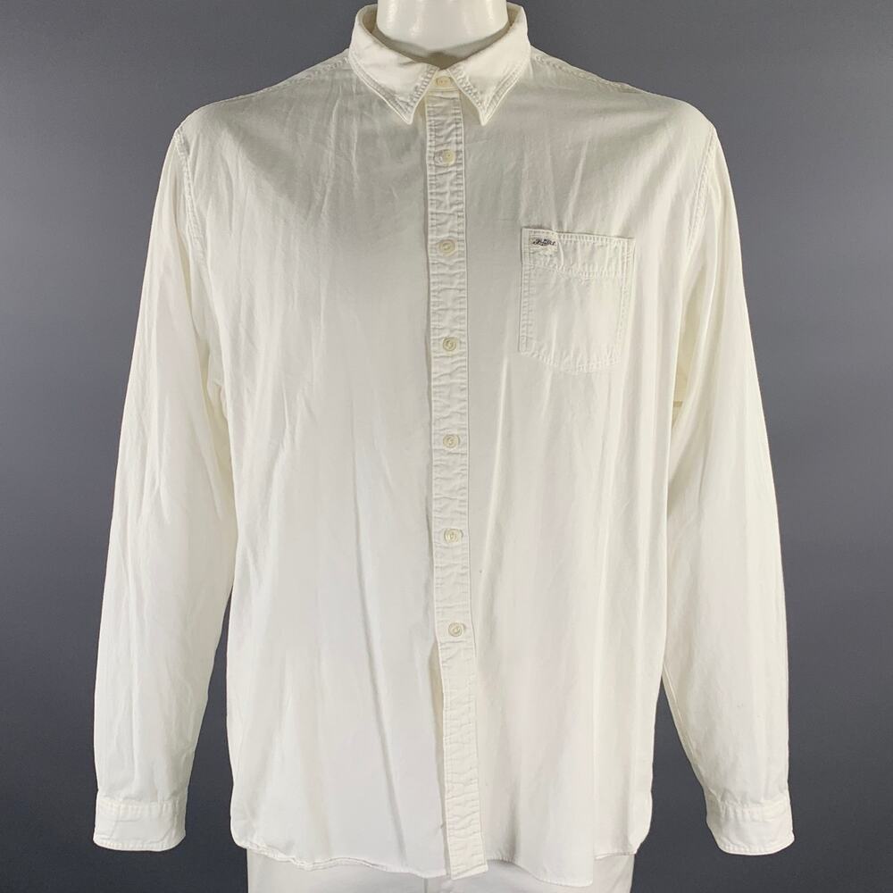POLO by RALPH LAUREN Size XXL White Cotton Long Sleeve Shirt